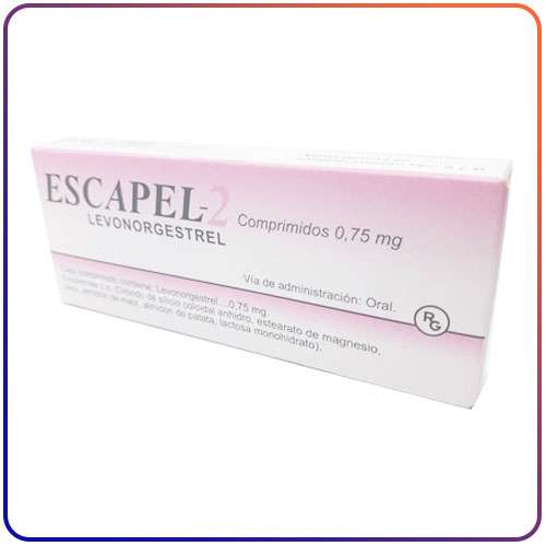 ESCAPEL-2 0.75 MG X 2 COMPRIMIDOS (LEVONORGESTREL)